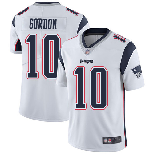 New England Patriots Football #10 Vapor Untouchable Limited White Men Josh Gordon Road NFL Jersey->new england patriots->NFL Jersey